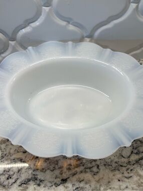 Vintage MacBeth-Evans American Sweetheart Monax Oval Bowl Platter